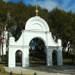 Церковь Покровская: брама (Минск), октябрь 2016