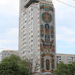 Дома с мозаикой (Минск), май 2016