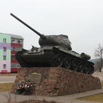 Танк Т-34-85 (Красное), март 2014