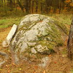 Валун Янки Купалы (Хоруженцы), октябрь 2016